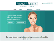 Tablet Screenshot of fraserclinic.co.nz